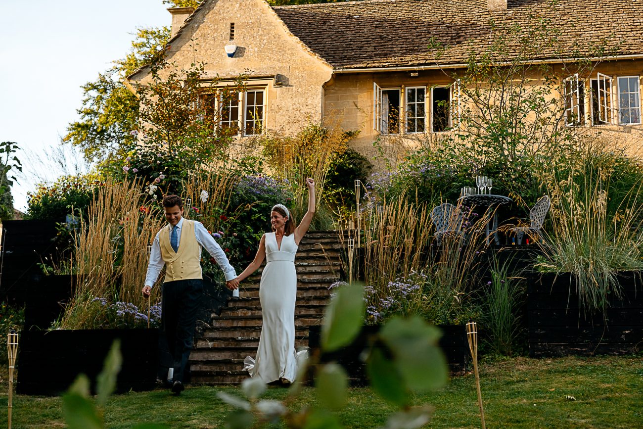 Bride and groom entry