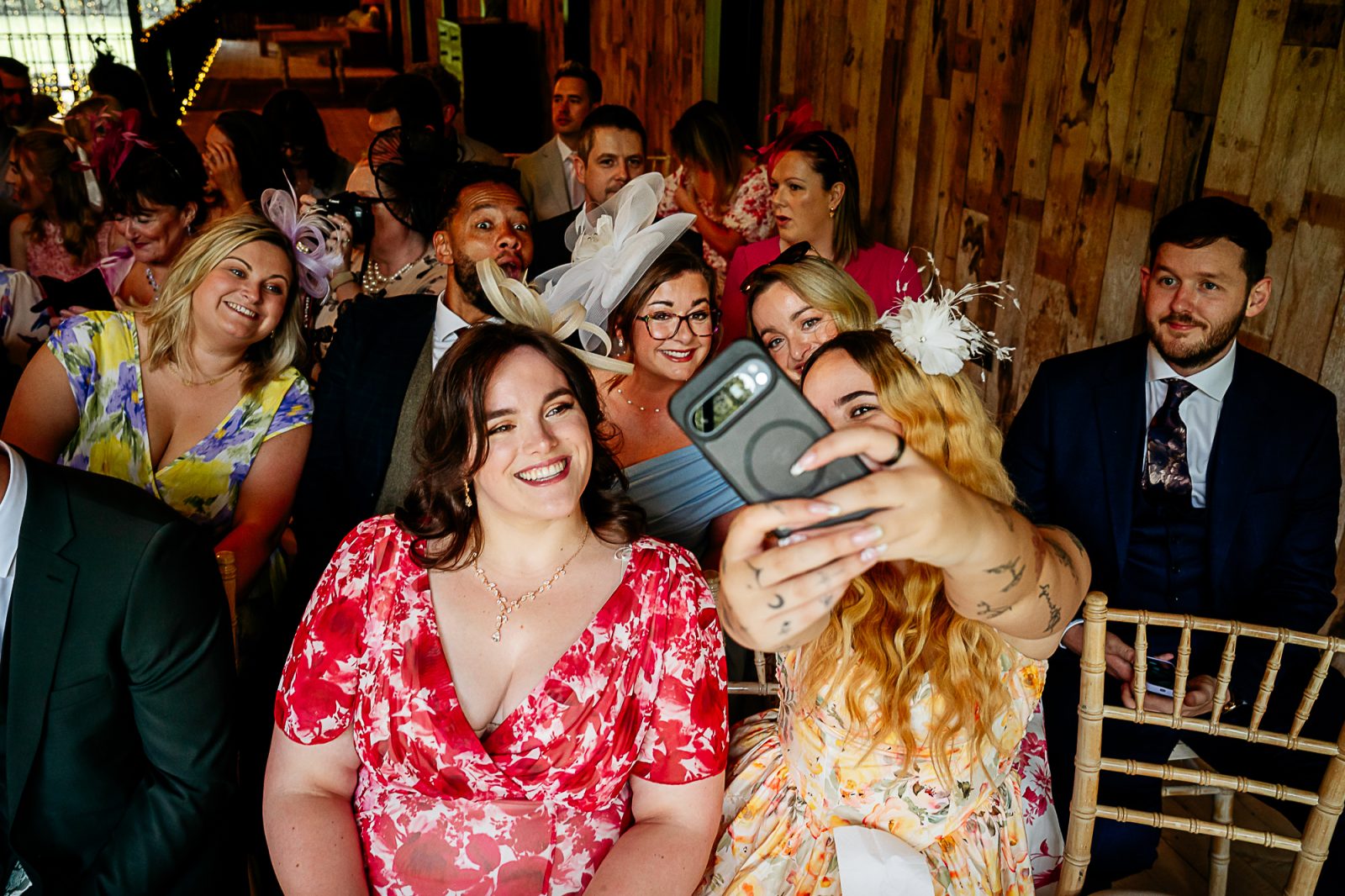 Wedding ceremony at Hidden River Barn photo