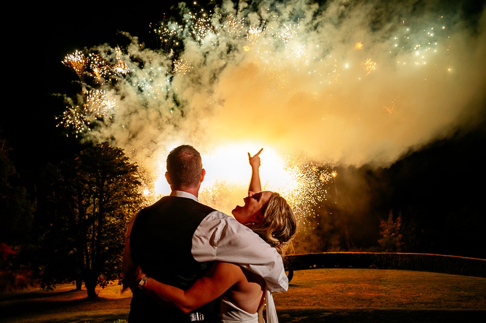 Fireworks at Dunskey estate