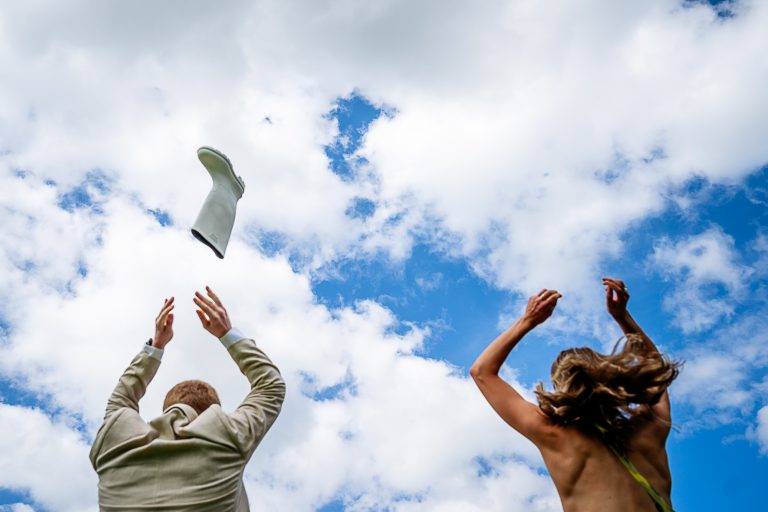 Hidden River bank wedding