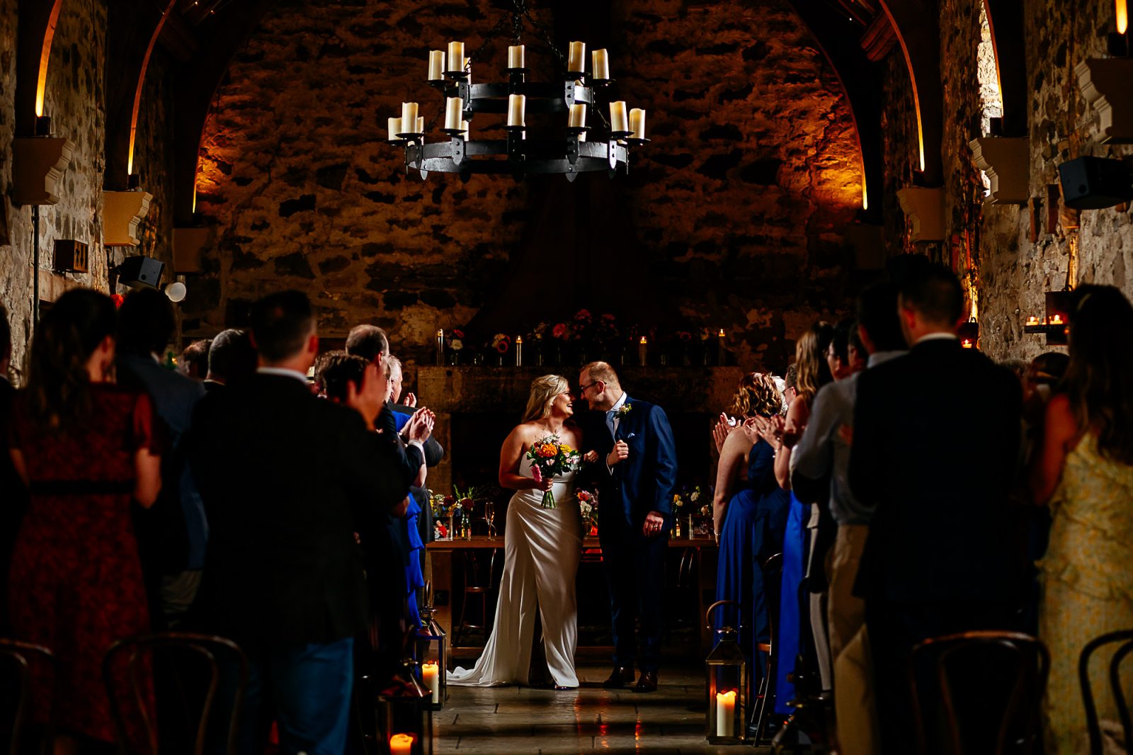bride and groom during ceremony 