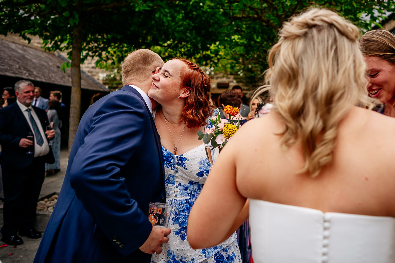 wedding gusts at Healey Barn