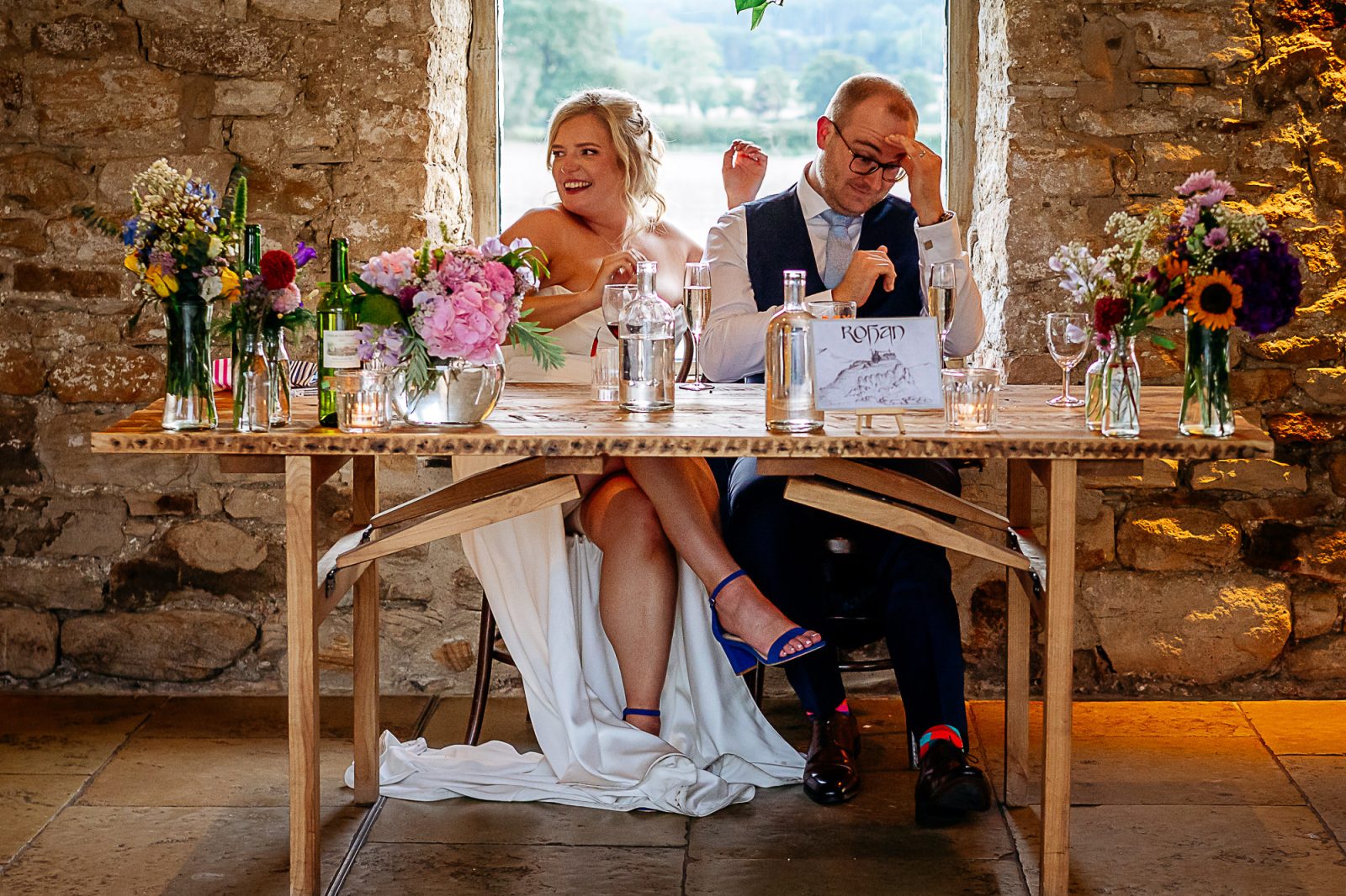 wedding Speeches at Healey Barn