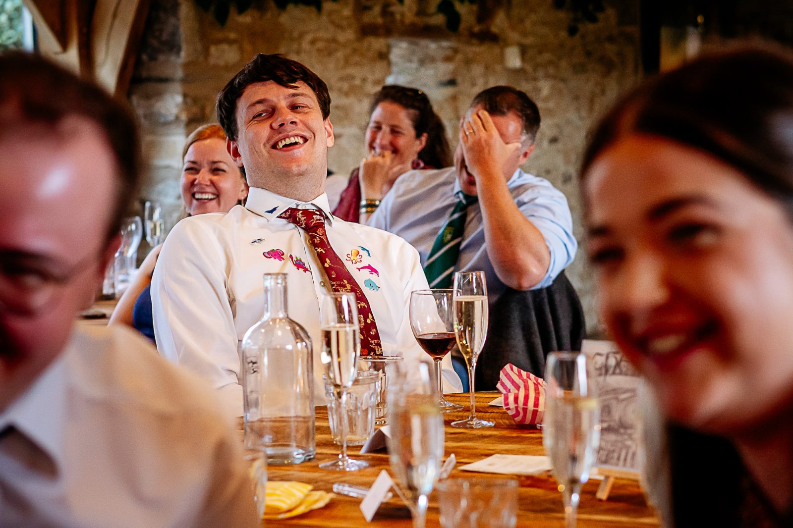 wedding Speeches at Healey Barn