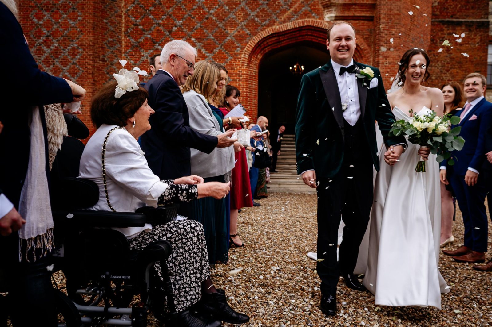 confetti at Farnham Castle 