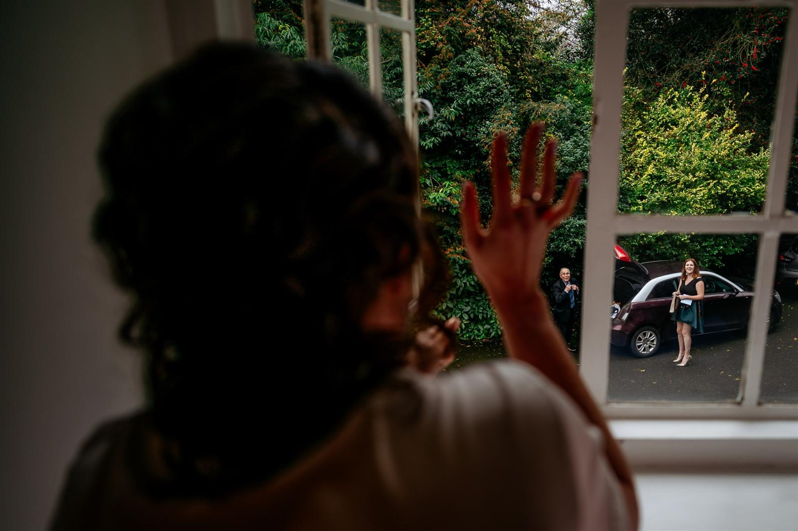 wedding morning at  Farnham Castle 