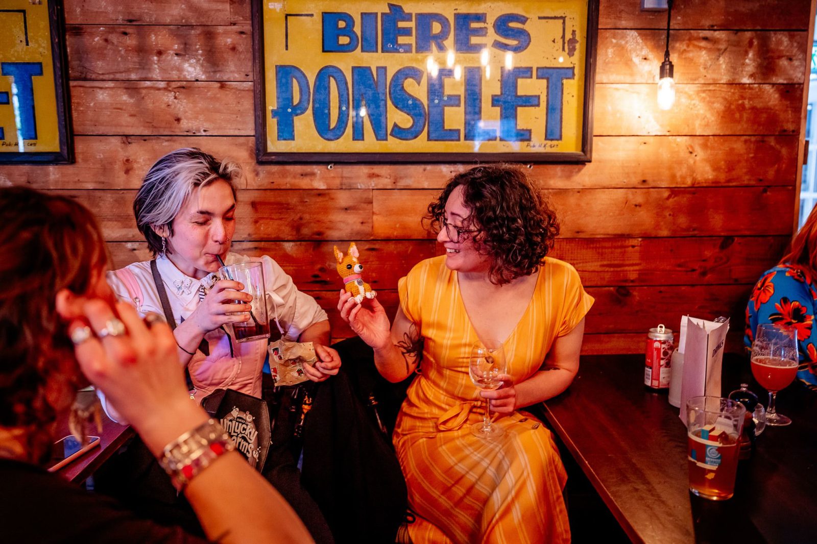 Natural Relaxed Pub wedding reception