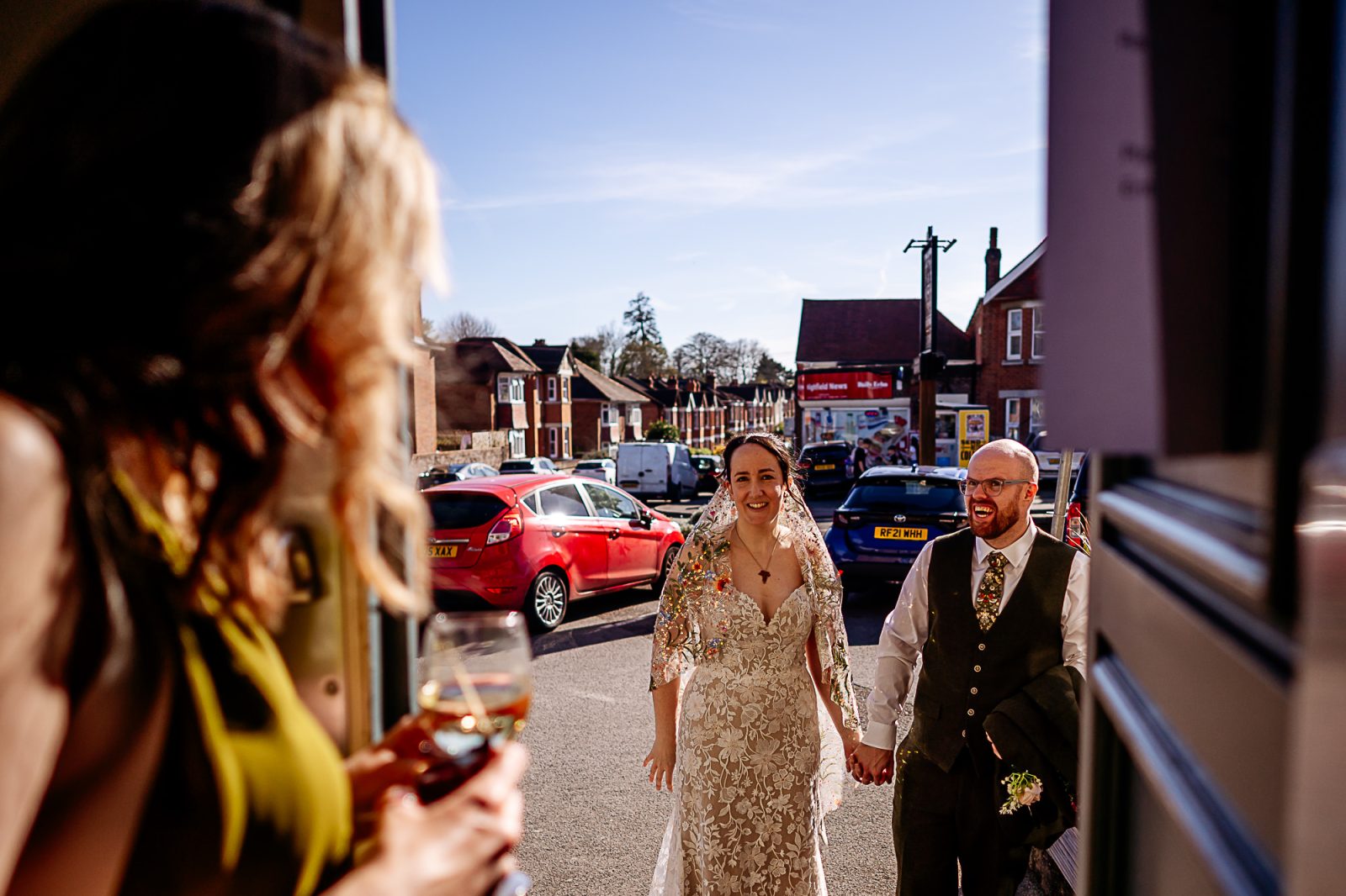 Relaxed Pub wedding reception