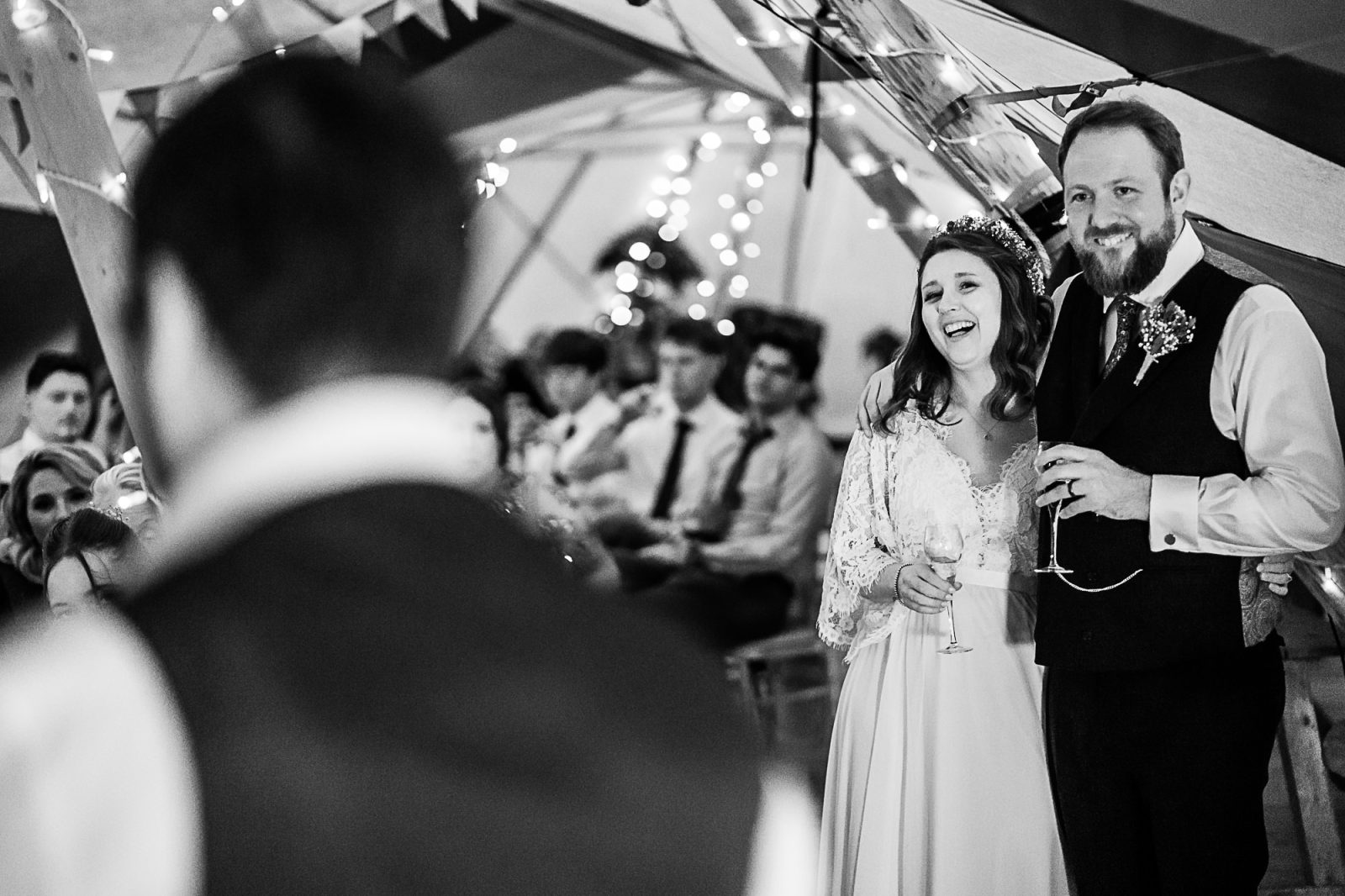Wedding speech at Bowland Tipis