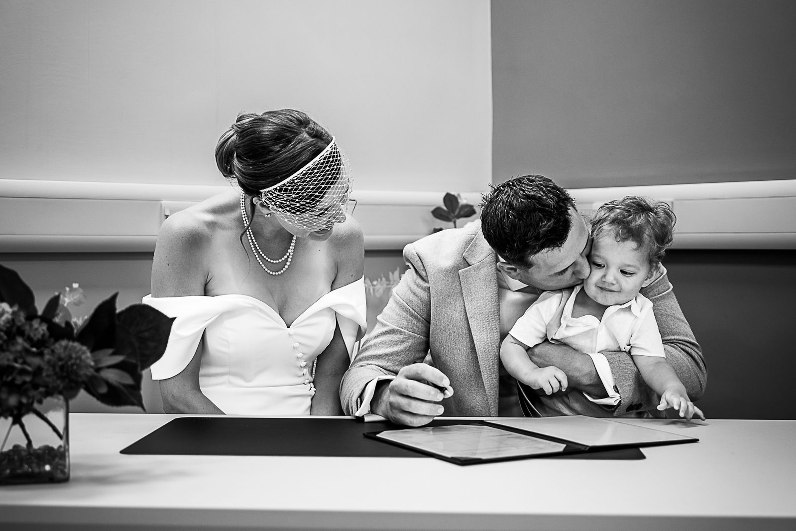 Natural wedding photography
